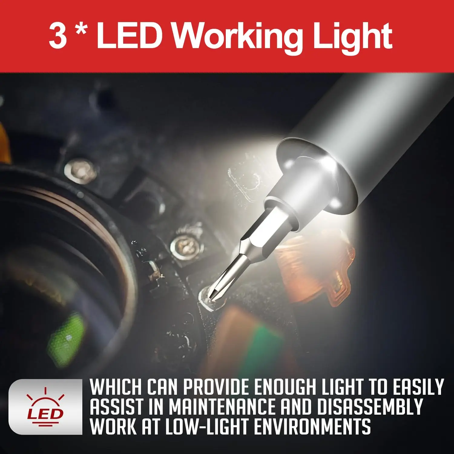 Многофункциональный Набор Электрических Отверток 50 В 1 С Магнитными Битами