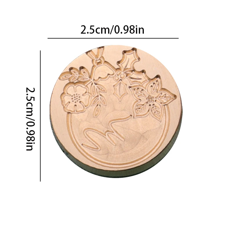 Рождественский сургучный штамп винтажный головка для рождественского подарка