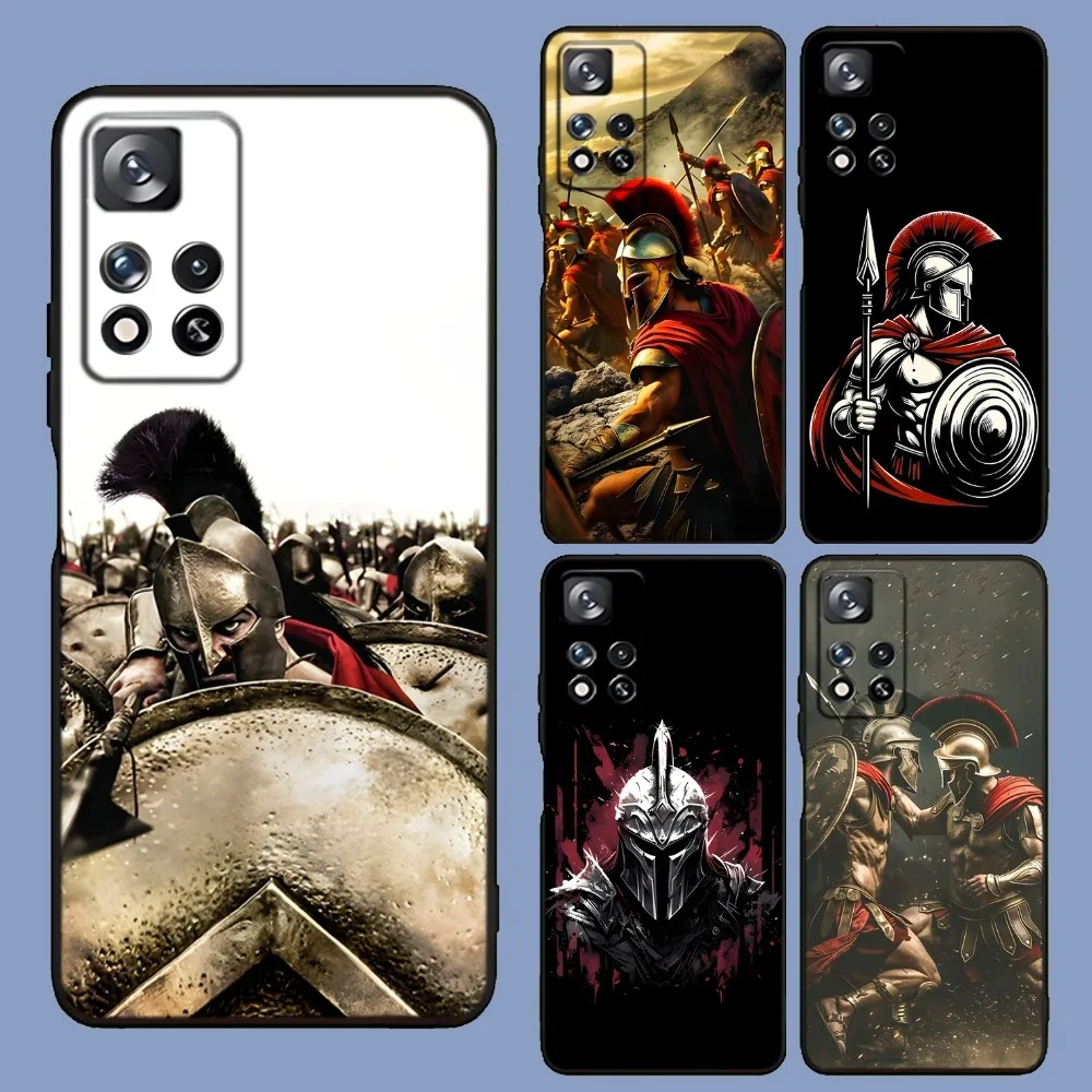 Чехол для телефона 300 Warrior Spartan Samsung Galaxy A13 A21s A22 A31 A32 A52 A53 A71 A80 A91 мягкий черный чехол