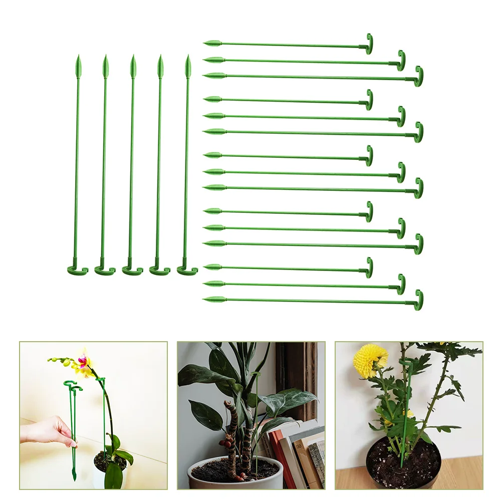

20pcs Single Stem Flower Support Stakes Indoor Plant Support Stake Sticks