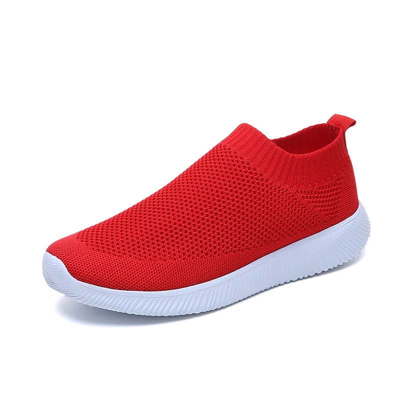 2022- New Style Women Shoes Knitting Sock Sneakers Women Flat Shoes Casual Breathable Sneakers Flats Walking Shoes for Women