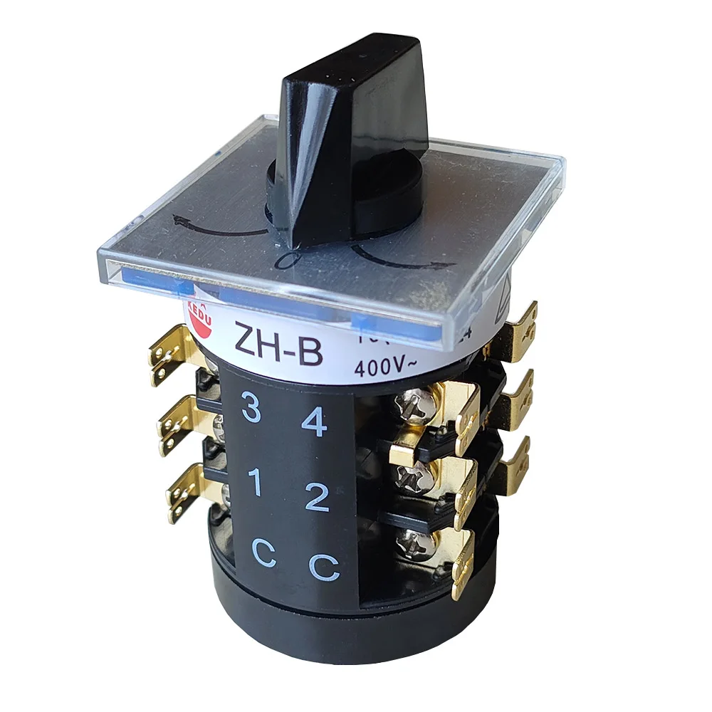 

KEDU ZH-B, поворотный переключатель для очистительной машины для канализации, 400 В переменного тока, 16(8)A