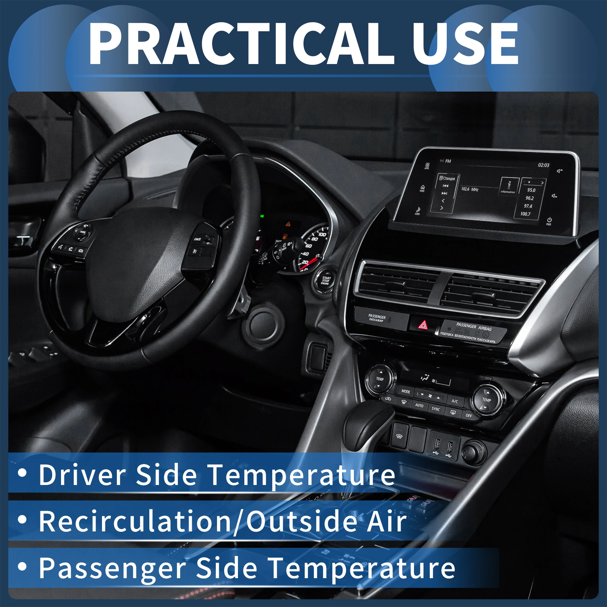 

UXCELL No 89024960 Привод управления дверью смеси обогревателя HVAC для Cadillac SRX 2005-2009 гг.