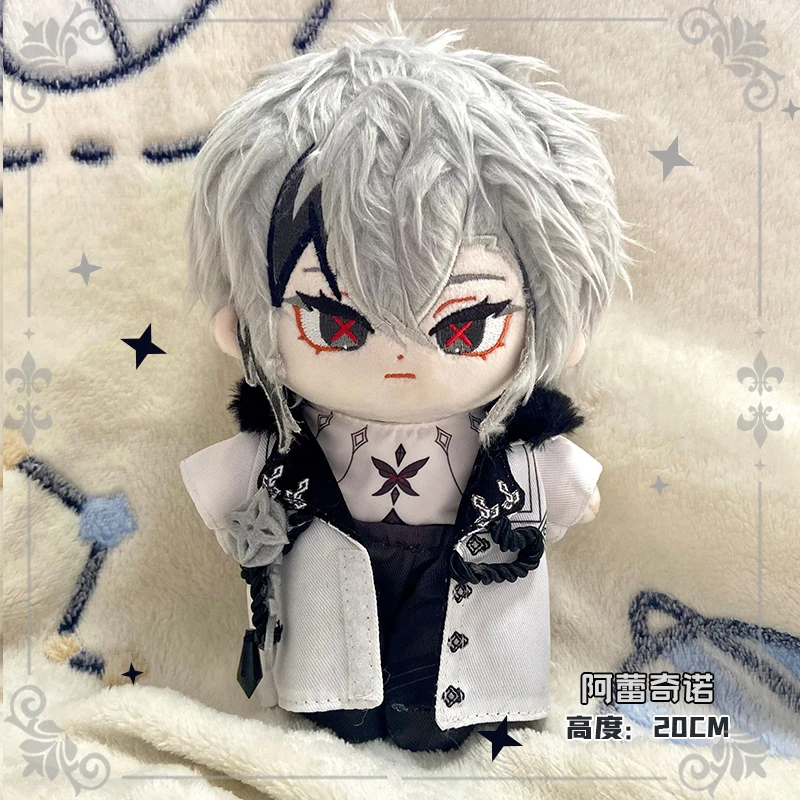 

Anime Game Genshin Impact Arlecchino Cosplay Cute Cartoon Plush Stuffed Change Clothes Dolls Toy Puppet Naked Baby Gifts 20cm
