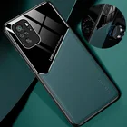 Роскошный чехол из искусственной кожи для Redmi Note 10 10S Note 9 9S 9T 8 8T 7 Pro автомобильный Магнитный противоударный чехол для Redmi 10 9A 9T 8A 8
