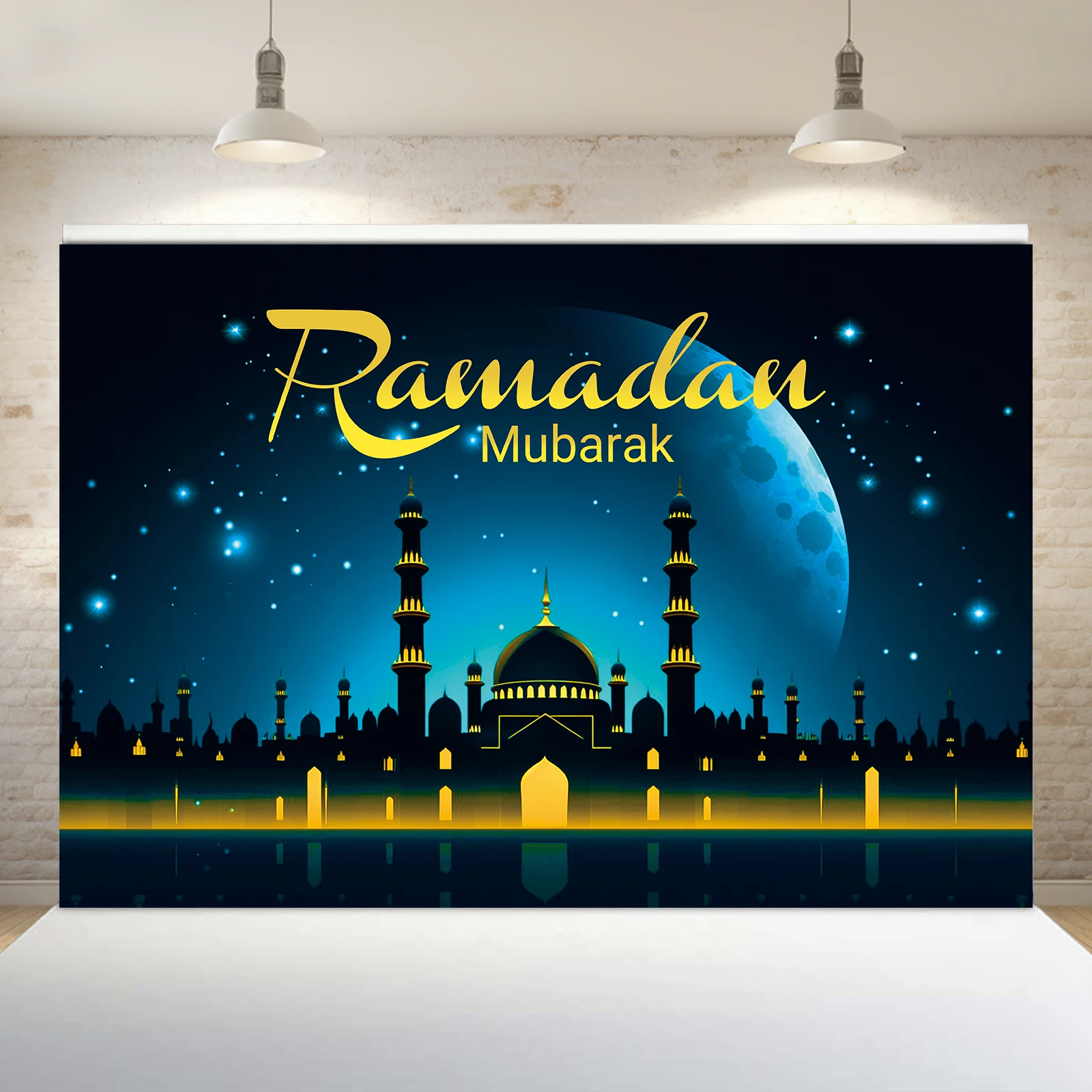 Фотофон Рамадан (3) 1 шт. 100x150 см используется для подарков занятий или других