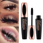 4D Тушь для ресниц из шелкового волокна быстросохнущая длинная Водостойкая тушь для ресниц косметика