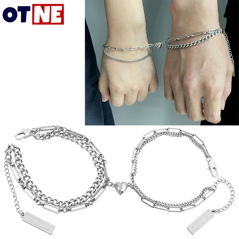 

Браслет-цепочка из нержавеющей стали, серебристого цвета