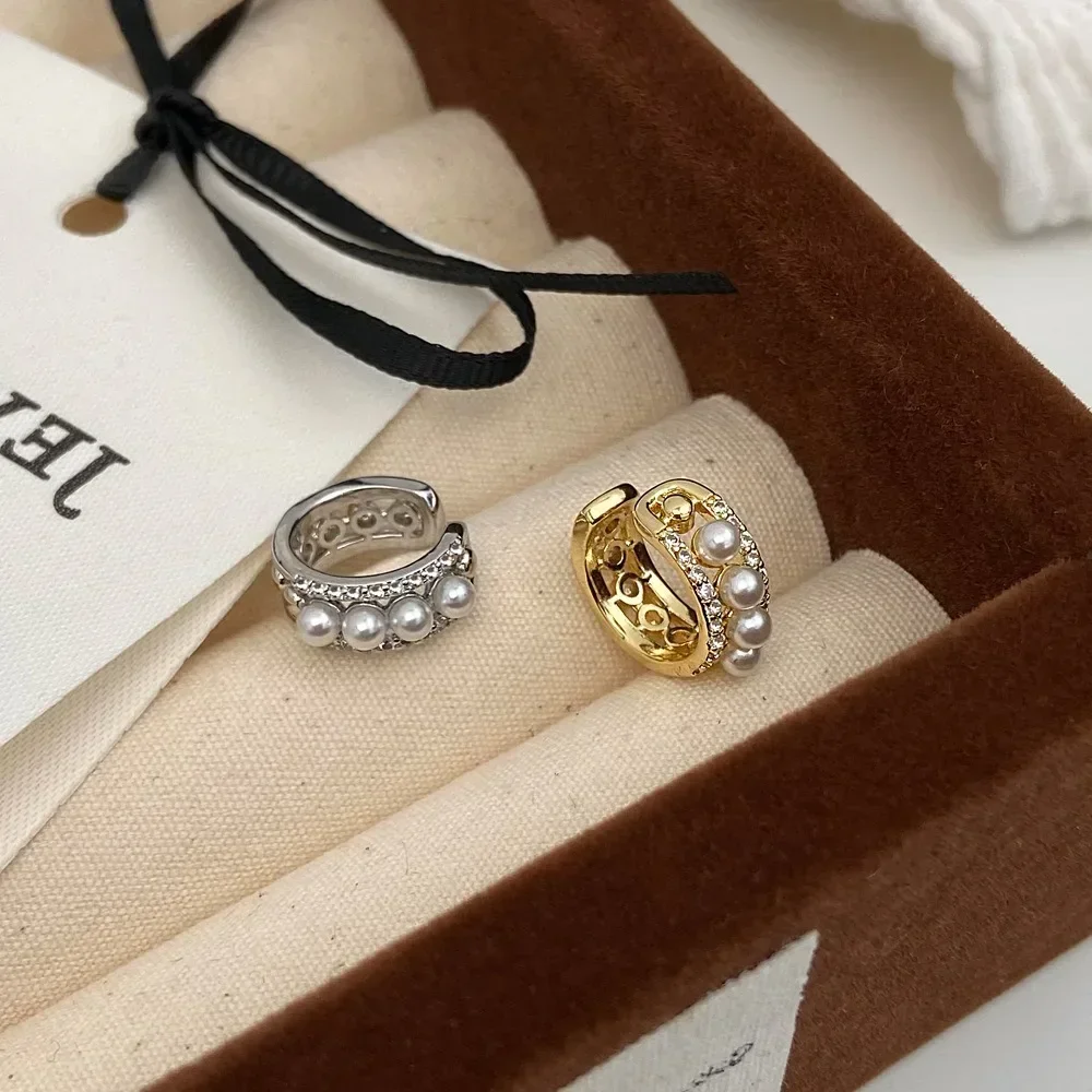 Элегантные Круглые Серьги-капли С Жемчугом В Форме Ракушки Золотые/серебряные