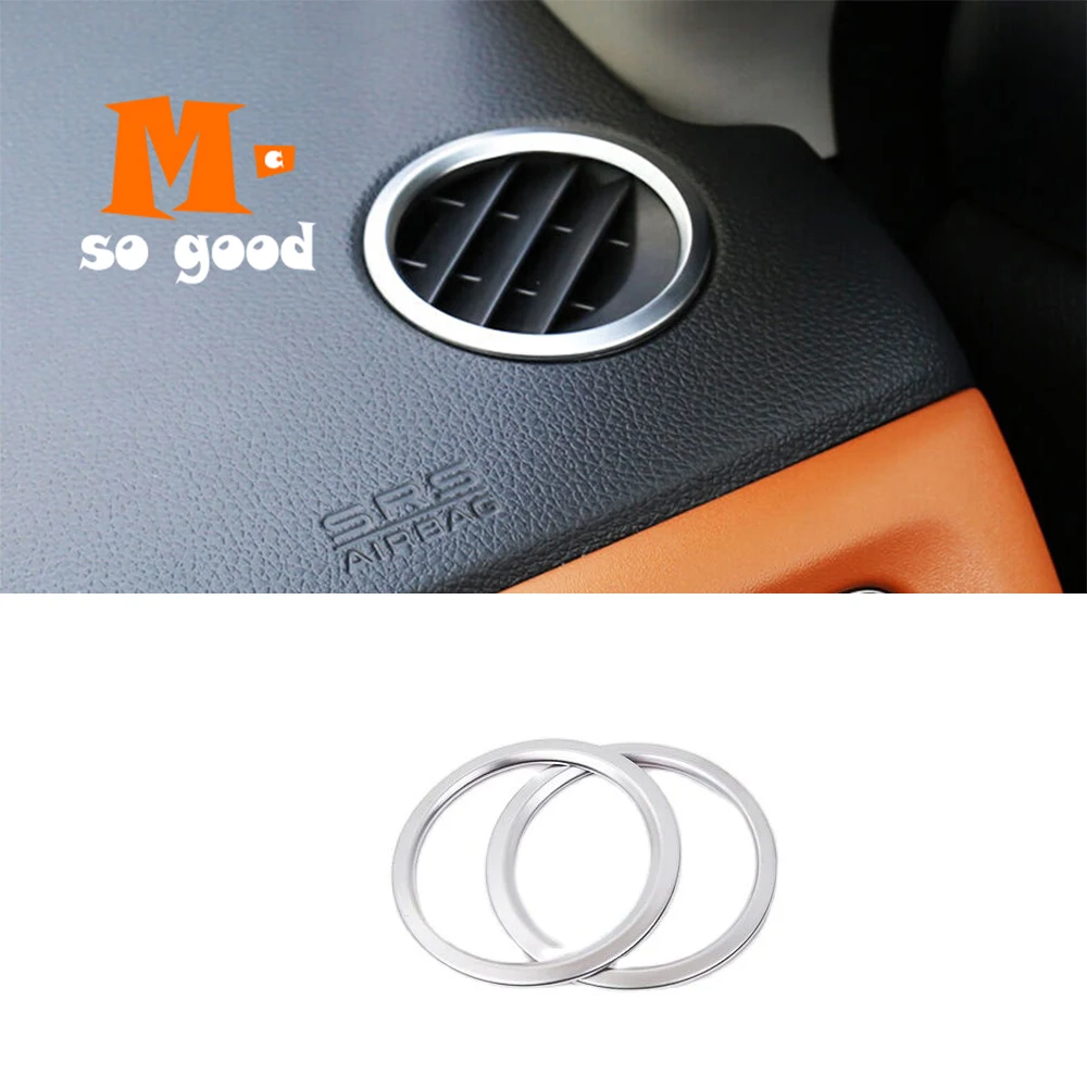 

for VEZEL 2015 2016 2017car Front Small Air Outlet Decoration Cover Trim Car Styling Accessories ABS Chrome for Honda HRV HR-V