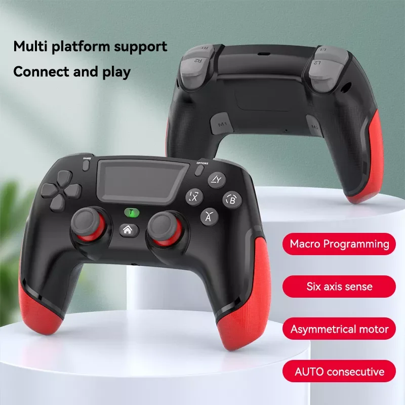 

6-Axis Gamepad Joystick 360 Degree Bluetooth- Game Controller Joystick Anti Slip Controller Joystick for PS4 NS