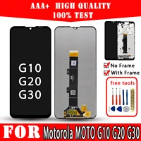 lcd for motorola moto g10 g20 g30 display premium quality touch screen replacement parts mobile phones repair free tools