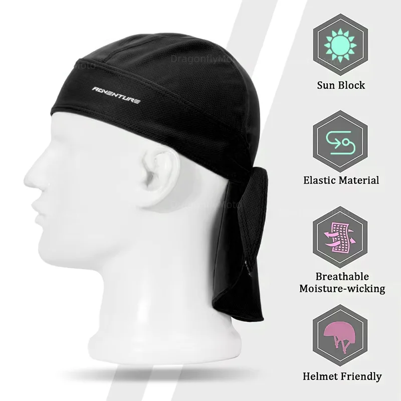 Летняя велосипедная Кепка быстросохнущая воздухопроницаемая с пиратским