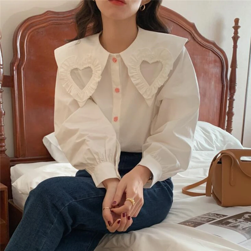

ILARES Tops Korean Fashion Women Blouse Long Sleeve Woman Clothes Female Clothing Blouses Elegant and Youth Woman Blouses Shirts