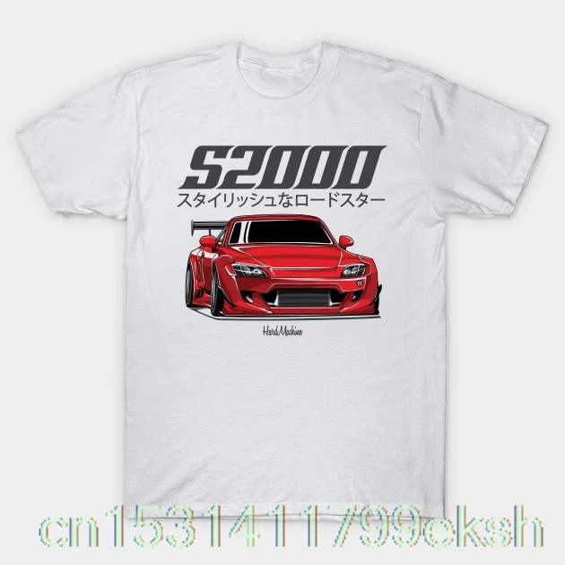

Футболка JDM S2000 S2K мужская с круглым вырезом, стильная Стильная топ с коротким рукавом, в стиле хип-хоп, магазин рок