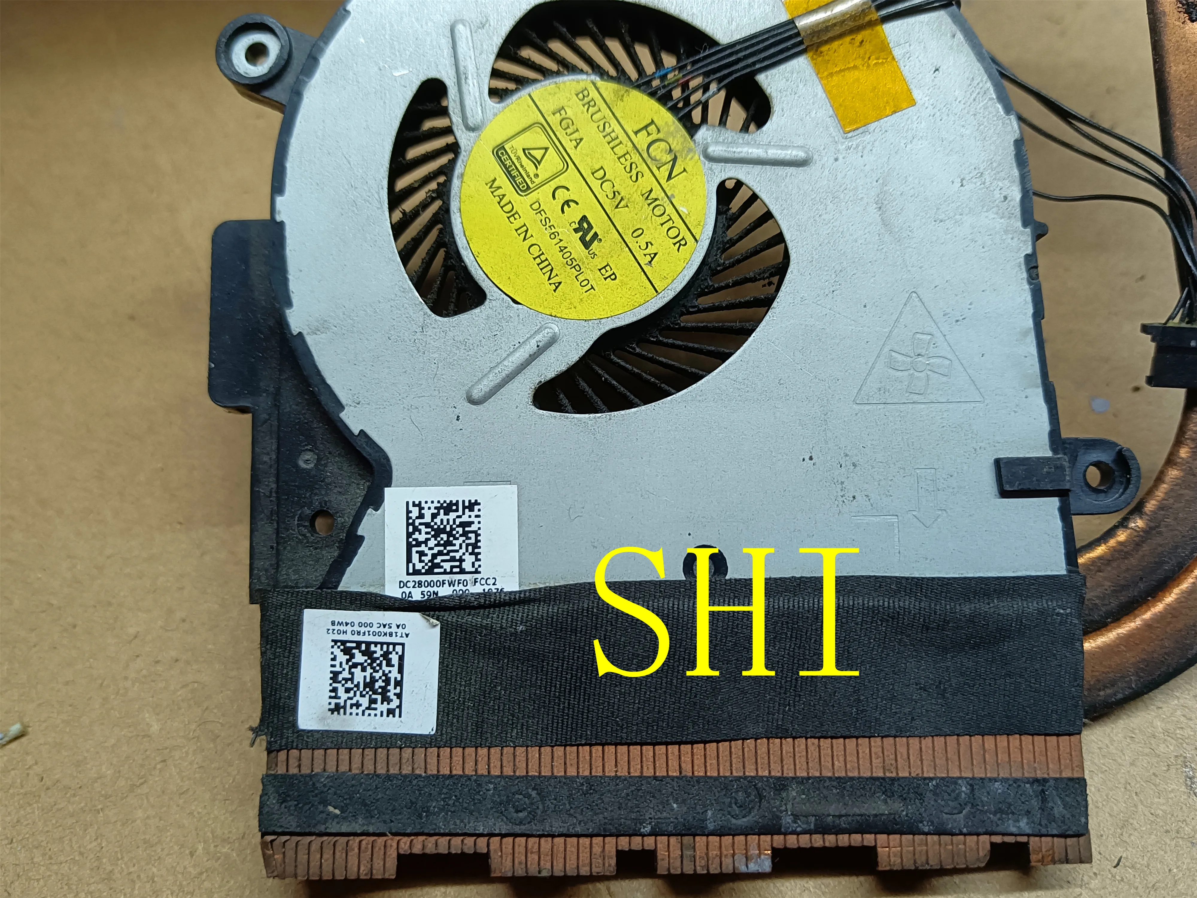 AT1BK001FR0 для оригинального радиатора процессора Lenovo Z51-70 Y50C V4000 Z41-70 DC28000FWF0 идеальная