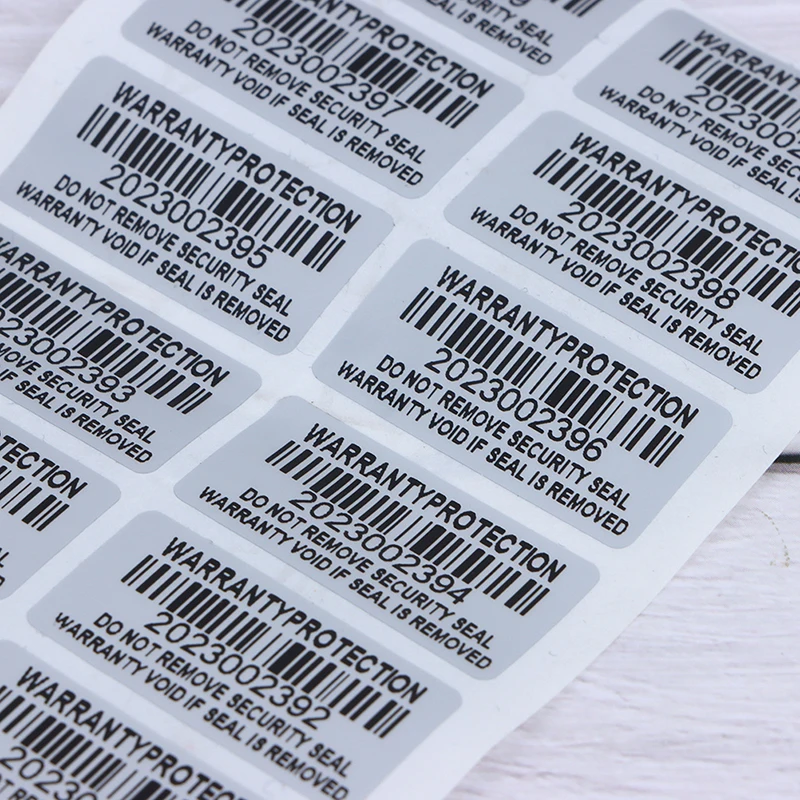 

200PCS Protection Warranty Sticker 30mm X 15mm Security Seal Tamper Proof Warranty Sticker False Decal