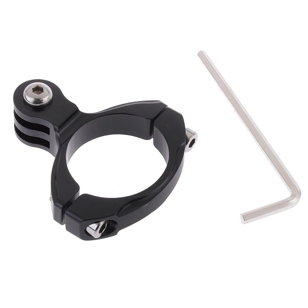 Motorcycle Handlebar Clip Holder Bicycle Bike Seatpost Clamp Aluminum Mount for Gopro Hero 10 9 8 7 6 5 H9 Action Camera