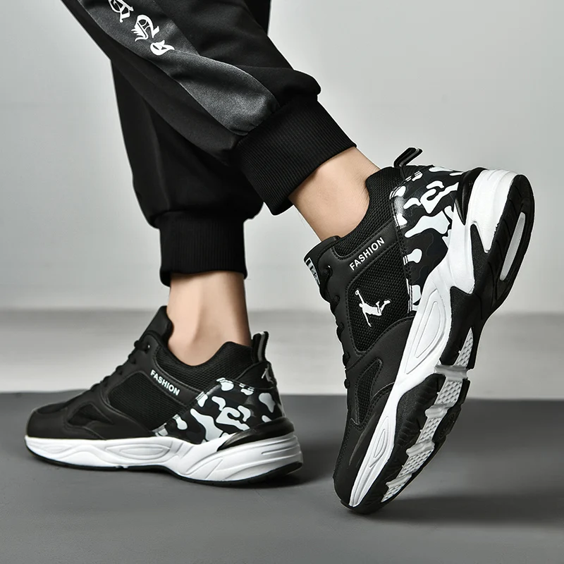 Running Shoes New Light Breathable Air Cushion Shoes Mesh Men Brand Outdoor Sport Shoes Women Fashion Sneakers 2023 Lace-up