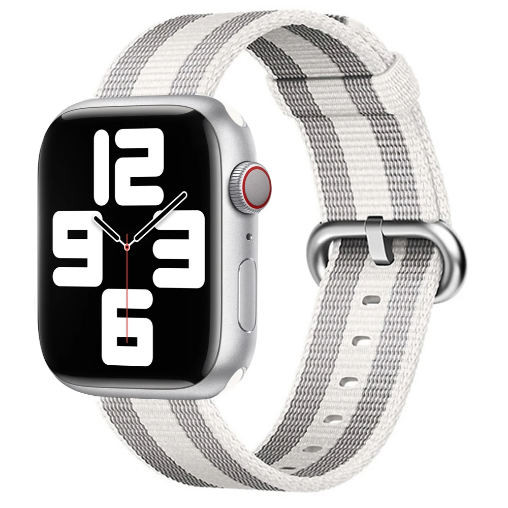 Nylon strap For Apple watch band 45mm 44mm 49mm 40mm 41mm 38 42 mm watchband bracelet correa iwatch series 8 7 SE 3 5 6 ultra