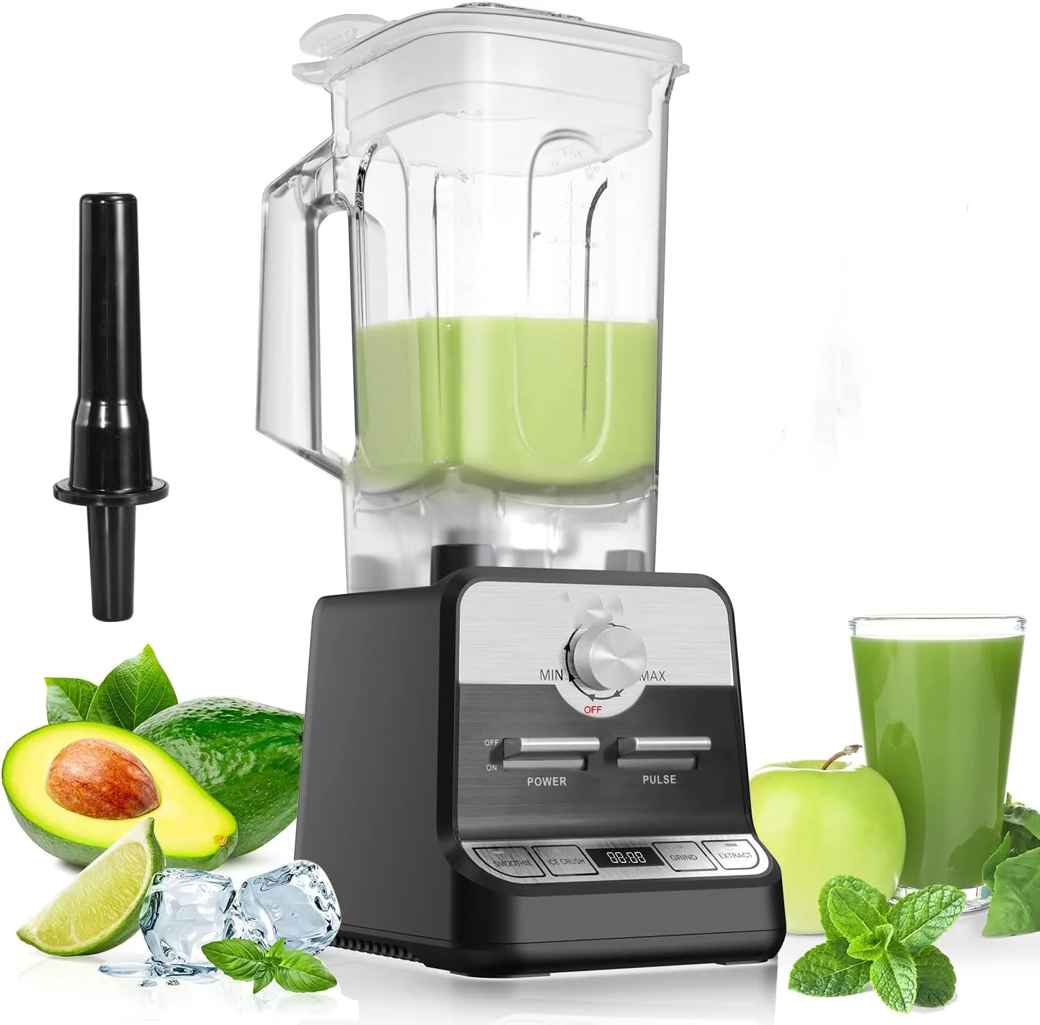 

for Kitchen, Smoothie Blender 1450W with 4 Presets and 68 oz Tritan Container, Blender for Shakes and Smoothies, Crushing Ice, F