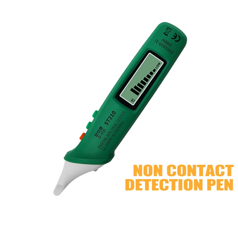 

Индуктивный электрозонд, многофункциональный электрозонд для обнаружения цепи, эргономичное освещение, Бесконтактный звуковой и визуальный сигнал