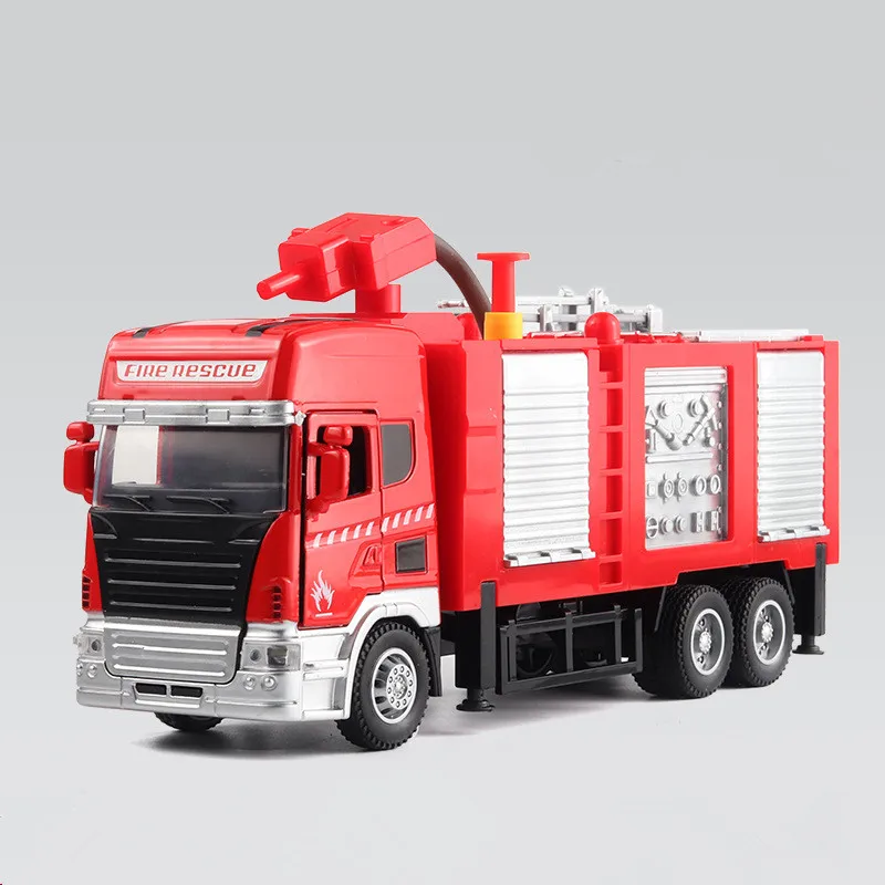 

1:50 alloy pull back fire rescue car model,excavator mixer toy,engineering transport vehicle,sanitation sprinkler,free shipping