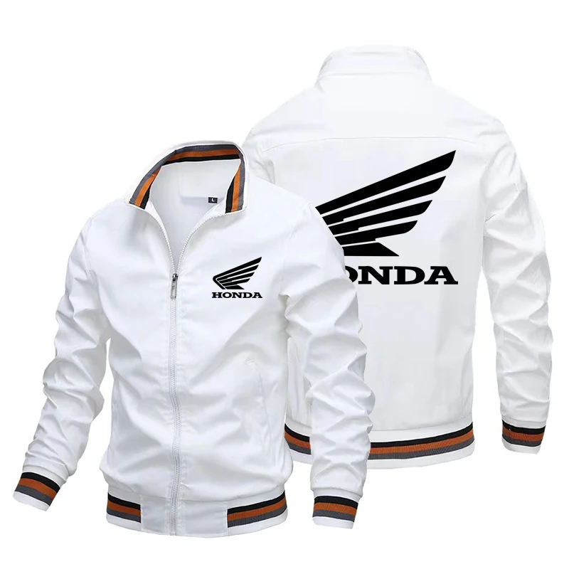 

Men's Auto Logo Jacket Harajuku Street Slim Casual Premium Threaded Bomber Jacket Off-Road Racing Men's Jacket Outer Top M-5XL