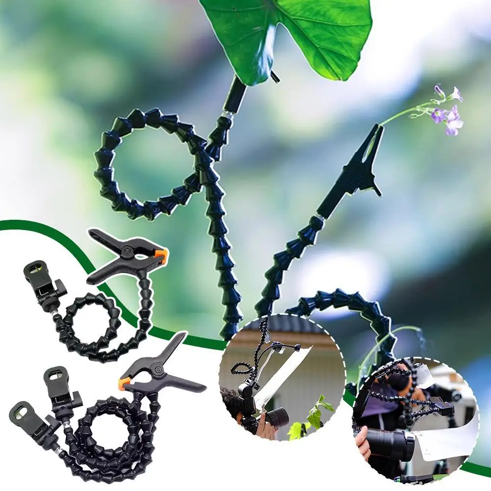 Двойной волшебный зажим для рук макросъемки насекомых цветов инструменты