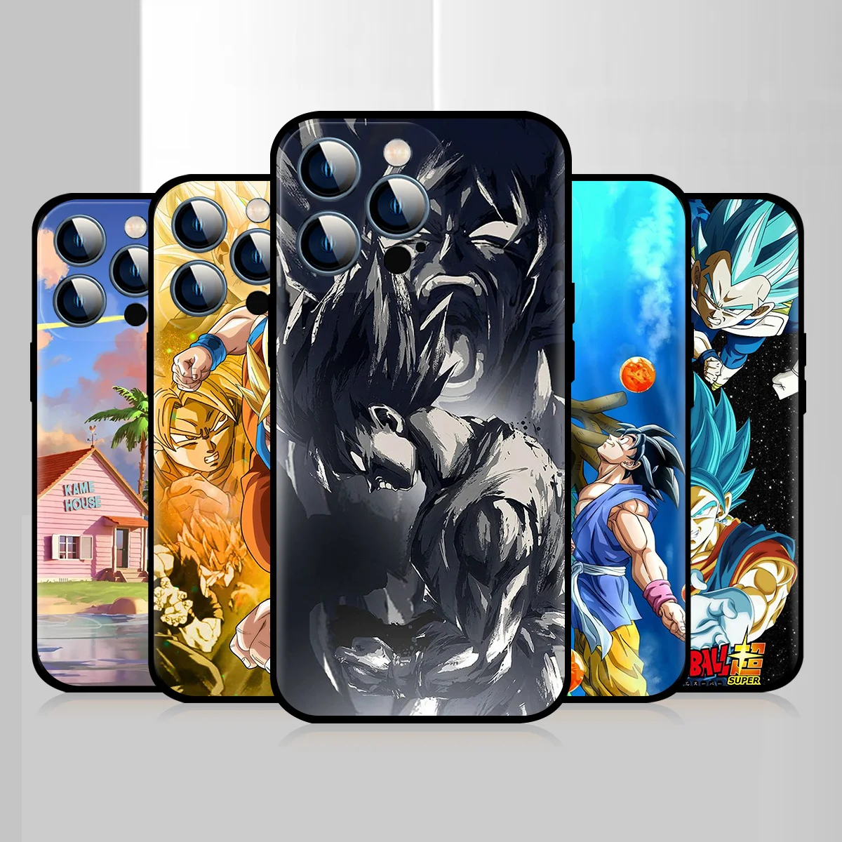 

Black Soft Case For Apple iPhone 14 12 13 Mini 11 Pro Max X XS XR 7 8 Plus 6 6S SE 2020 Phone Covers Japanese Cartoon Anime