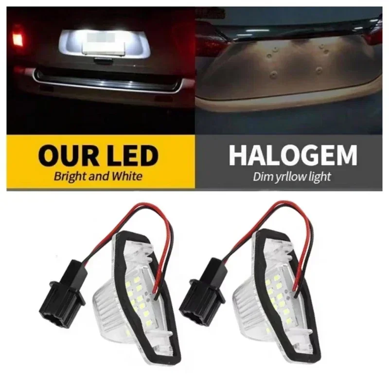 Фото Светодиодный абажур для подсветки номерного знака для Honda Civic, CR-V, Odyssey, HR-V, Accord, Crosstour. Запасная часть для автомобиля. №3