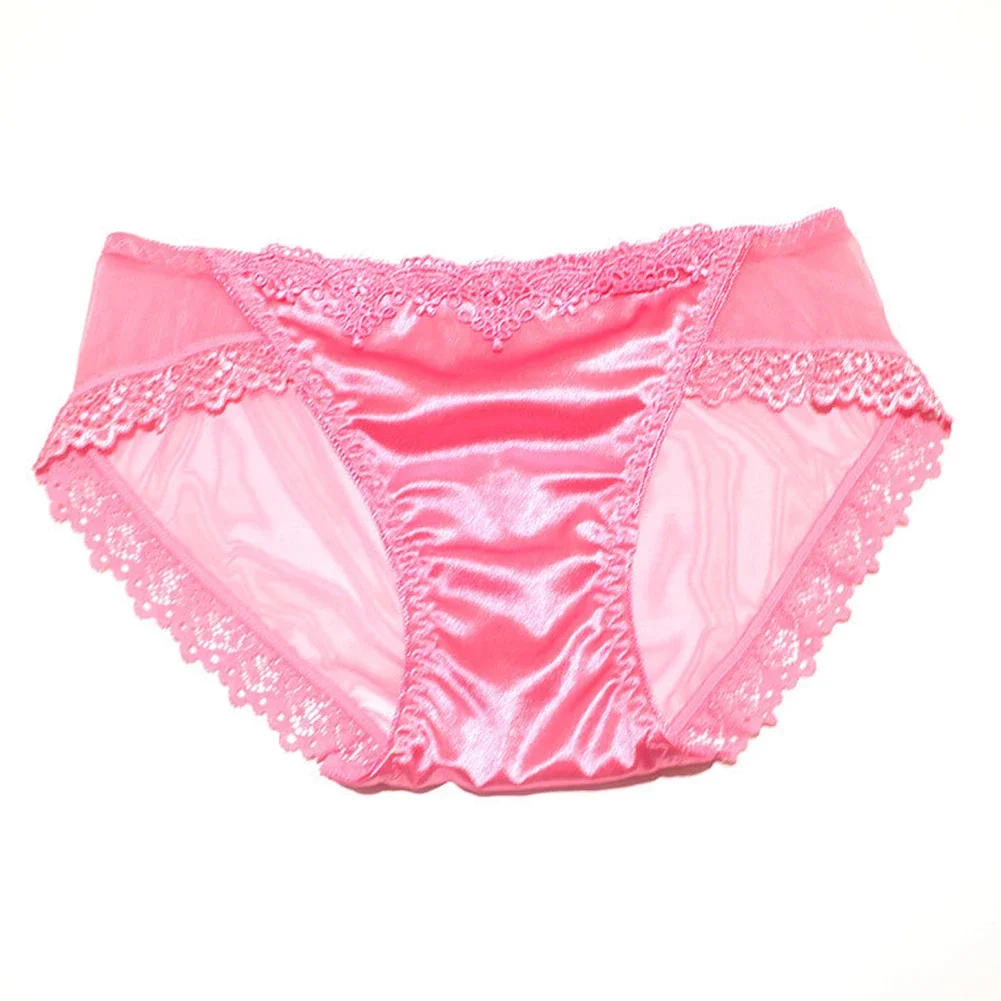 Бесследные брифы женские легкие кружевные трусики с каймой дышащее мягкое