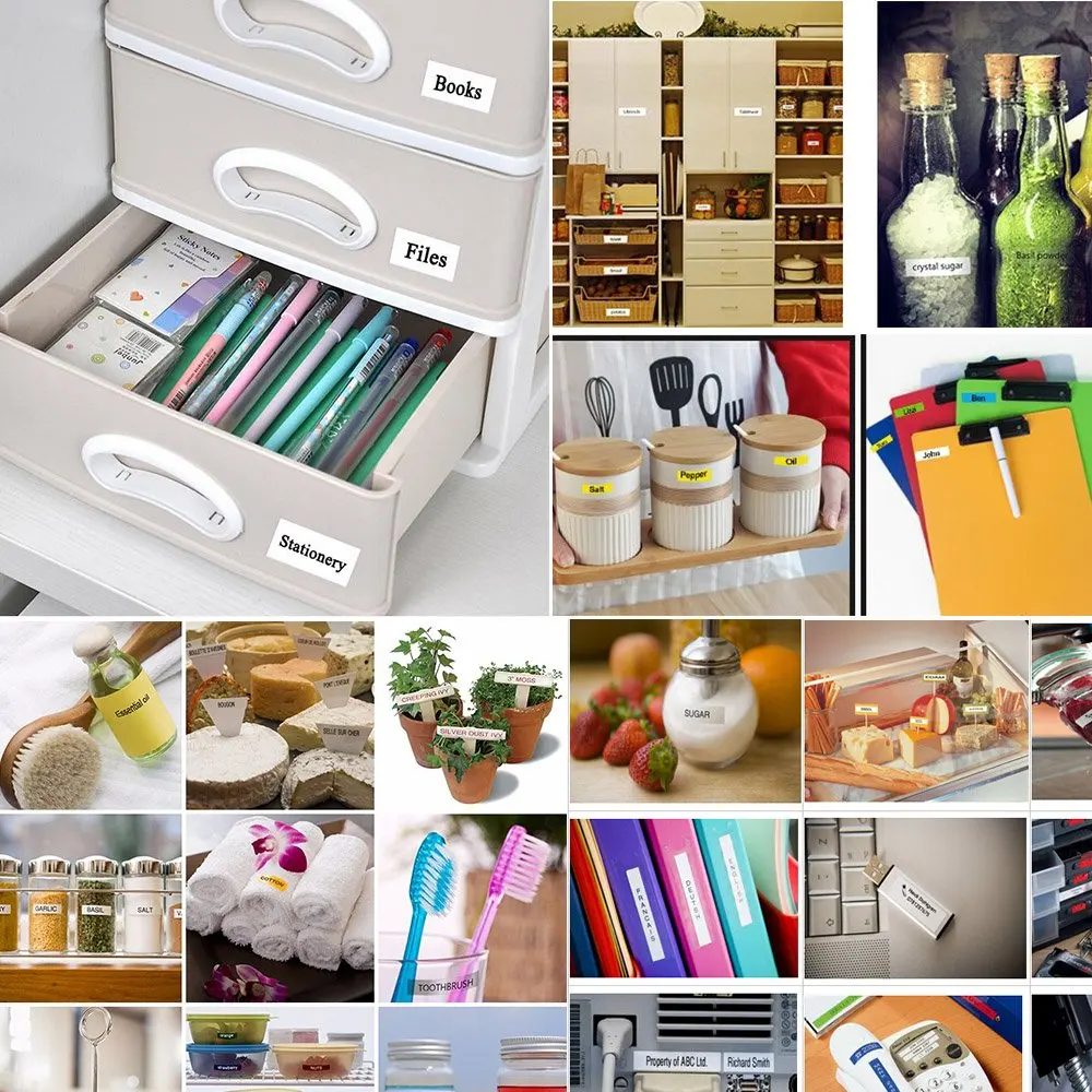 Ламинированная лента для этикеток 6-24 мм совместимая с фонариками TZe121 TZ335 241 251 345