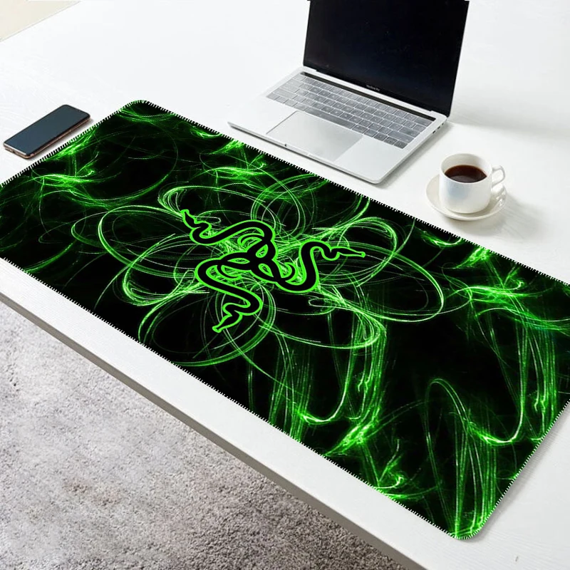 

Razer Kawaii Mouse Pad Gamer Pc Gaming Accessories Mausepad Rubber Mat Deskmat Mousepad Mats Keyboard Cabinet Mause Laptops Pads