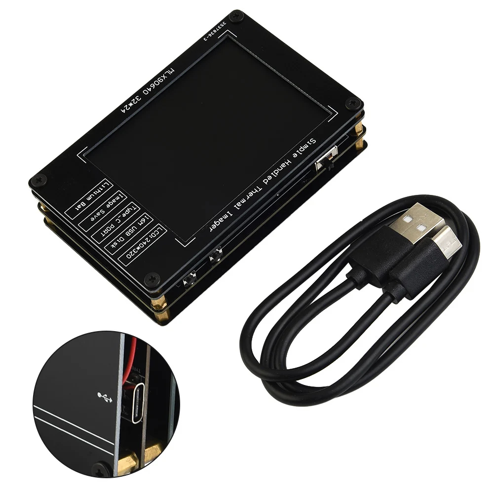 

2.8inch LCD Visual Temperature Sensor Digital Infrared Thermal Imaging Thermal Imager Temperature Detection Instrument Tools