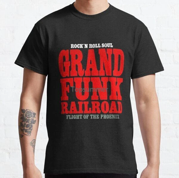

Vintage Rock'N Roll Soul Grand Funk Railroad Flight Of Phoenix T-Shirt On Time