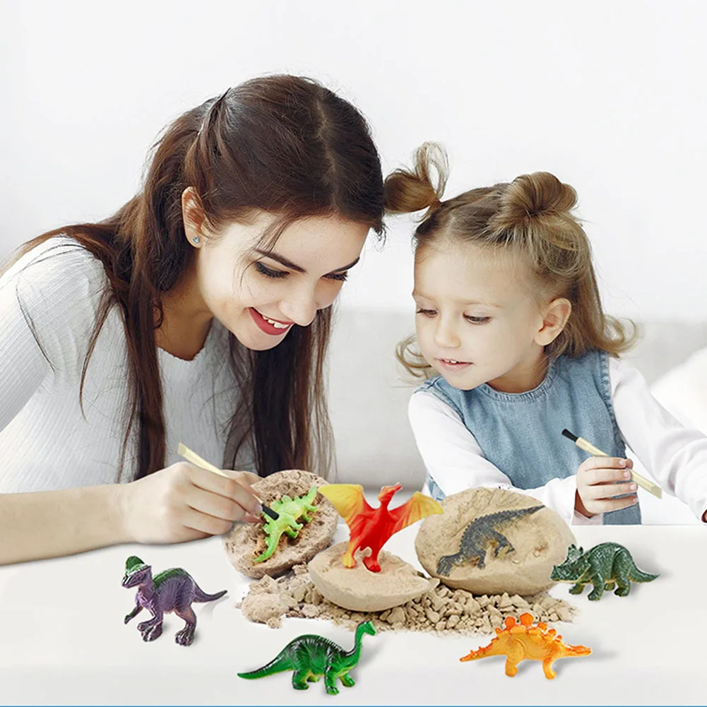 Clay Dig Dinosaur Egg Set Durable Lightweight Dinosaur Toy For Kids
