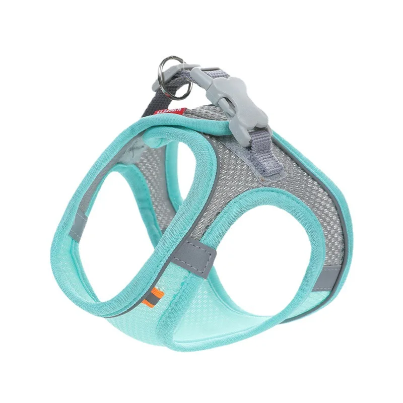 

Dog Harness with Leash Pet Adjustable Reflective Vest Breathable Harness Collars for Small Medium Dogs Cat Walking Lead Leash