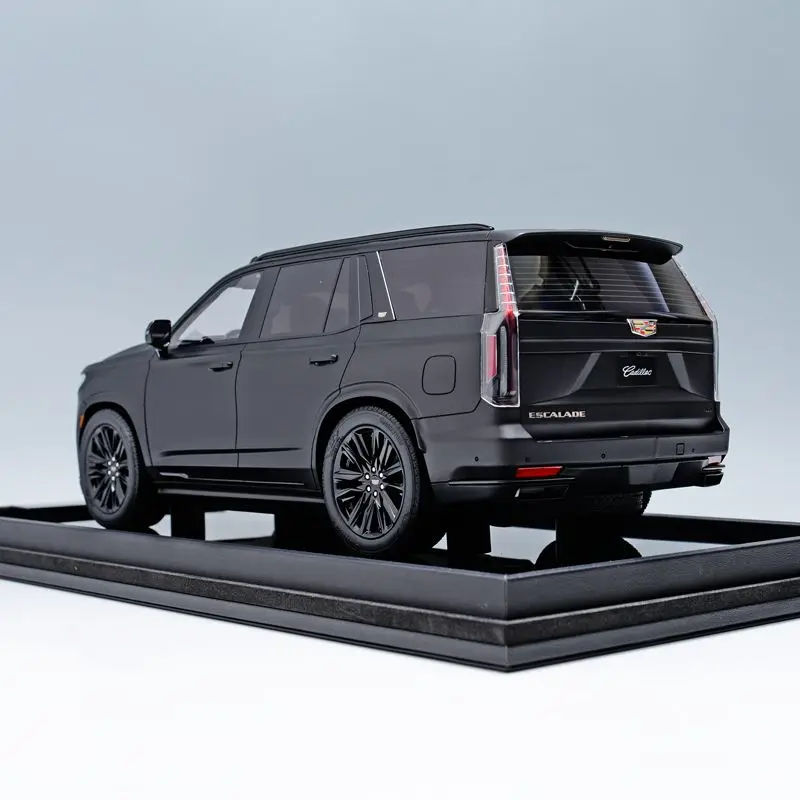 1:18 Cadillac Escalade Ограниченная серия матовый черный цвет коллекция украшений