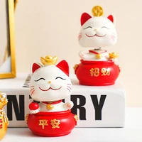 creative cute cat figurines for interior living room porch resin ornaments for home new home front desk decorations
