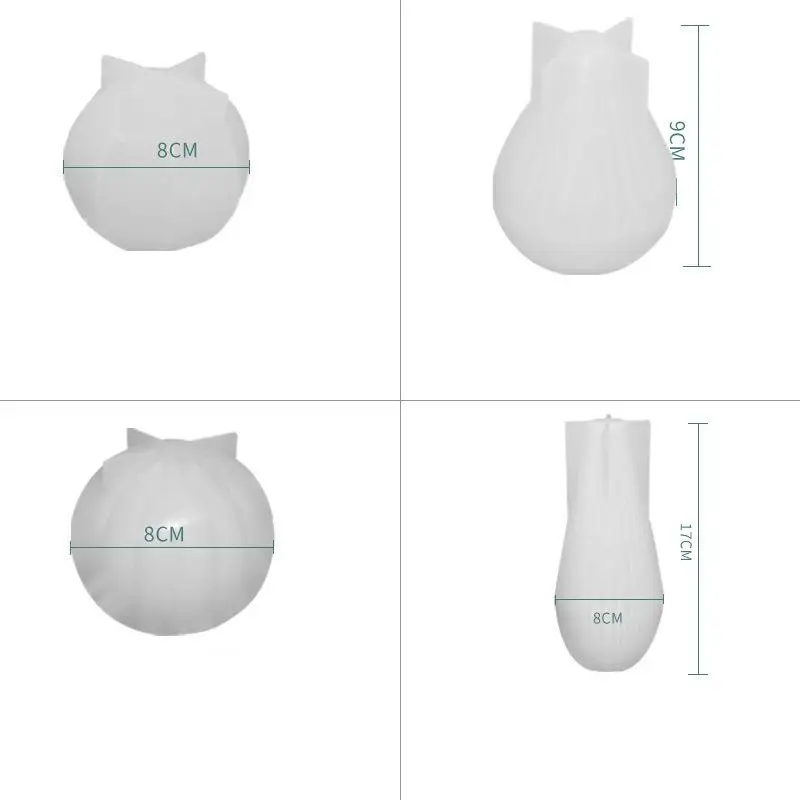 Креативная силиконовая форма для свечей геометрическая 3D эпоксидной смолы -