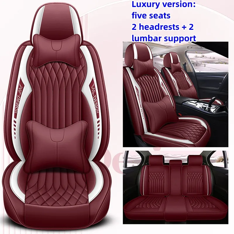 

NEW Luxury Leather Car Seat Cover For Mercedes E-CLASS E200 E250 E300 E400 E450 E500 W210 W211 W212 W213 Car Accessories