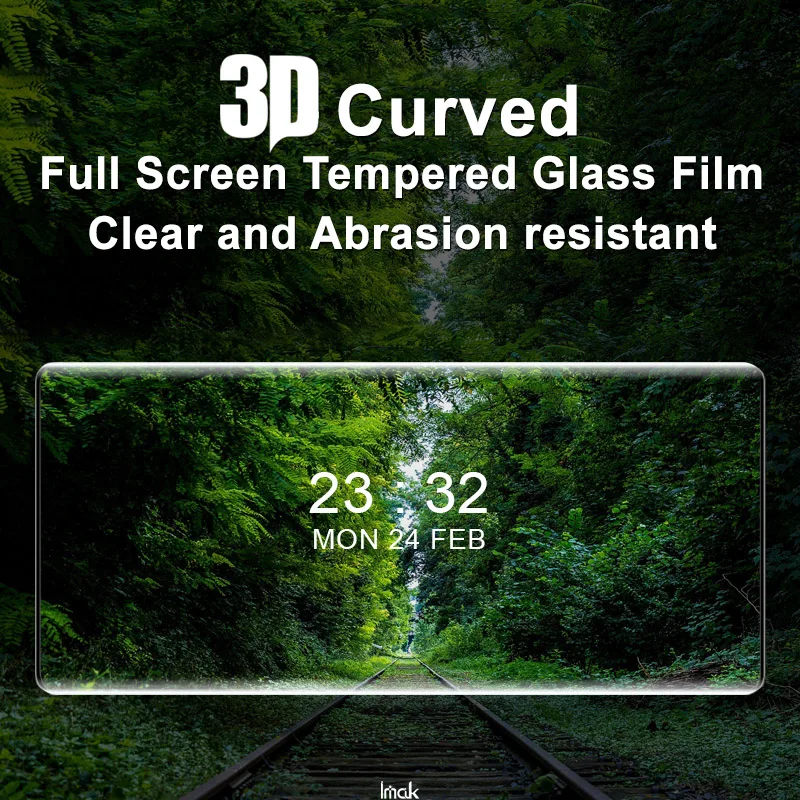 

imak For Honor 60 Pro 5G 3D Curved Full Cover Tempered Glass For Honor 60 5G Glass Screen Protector Film