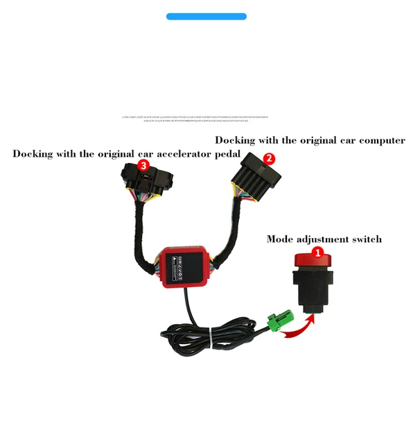 

Ускоритель дроссельной заслонки и противоскользящий переключатель из АБС-пластика, совместимый со спортивным переключателем FJ Cruiser 2007-2023 для улучшения производительности.