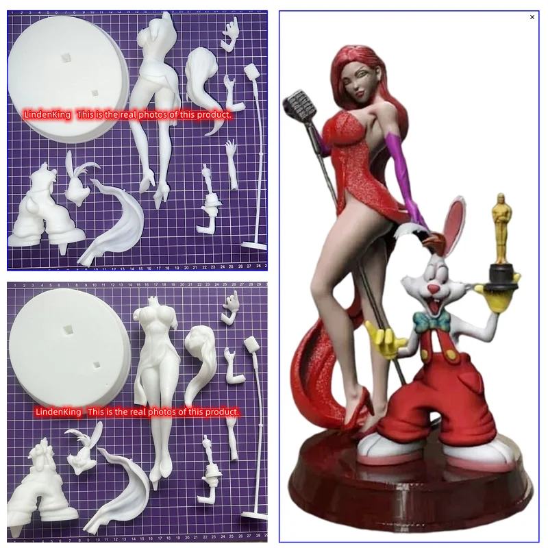 LindenKing 1/6 1/8 Набор для 3d-печати в гараже модель GK Jessica фигурка Кролик Коллекция
