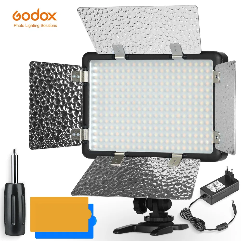 

Godox LF308D LF308Bi 18W 308pcs Beads LED Flash Light Smartphone APP 2.4G Wireless Control For Wedding Photography Video Record