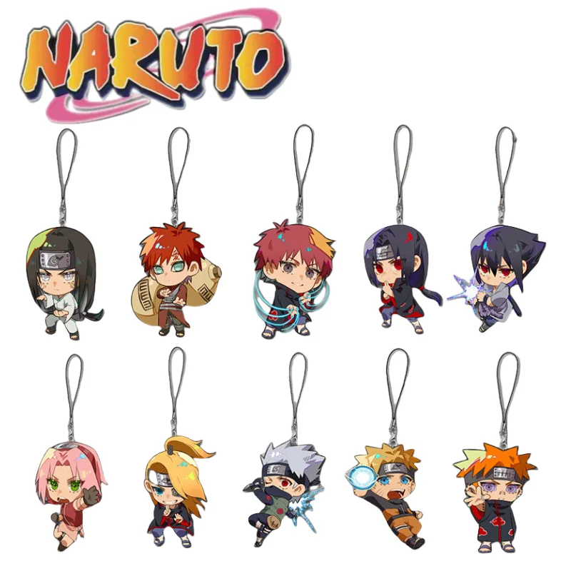 Наруто 2D Саске Какаши Харуно Сакура аниме периферийные мультяшные цепочки для