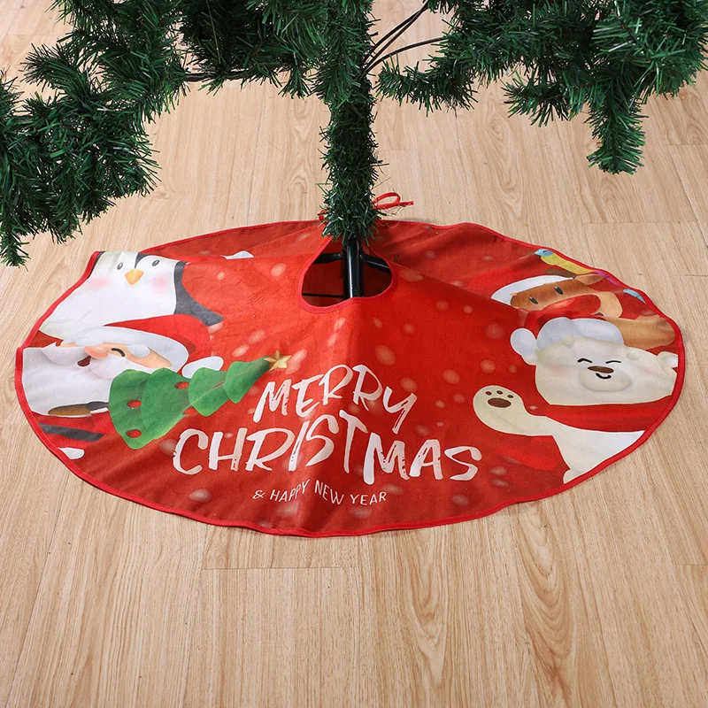 

Christmas Tree Skirt Santa Claus Snowflake Xmas Tree Carpet Merry Christmas Decorations for Home Natale Kerst Gifts Navidad 2023