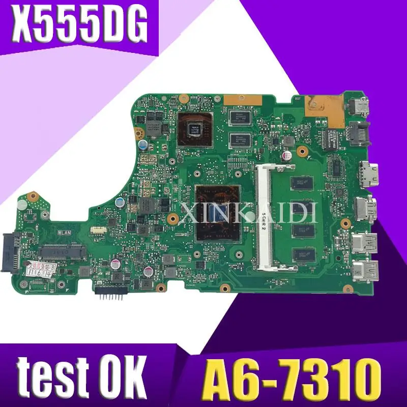 

Материнская плата XinKaidi для ноутбука ASUS X555DG X555YI X555Y x555d, графика 2G, память 4G, 100% Протестировано