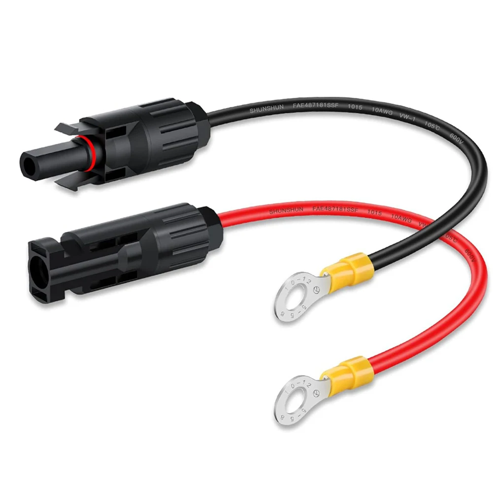 1 пара удлинительного кабеля для солнечной панели разъемы солнечных